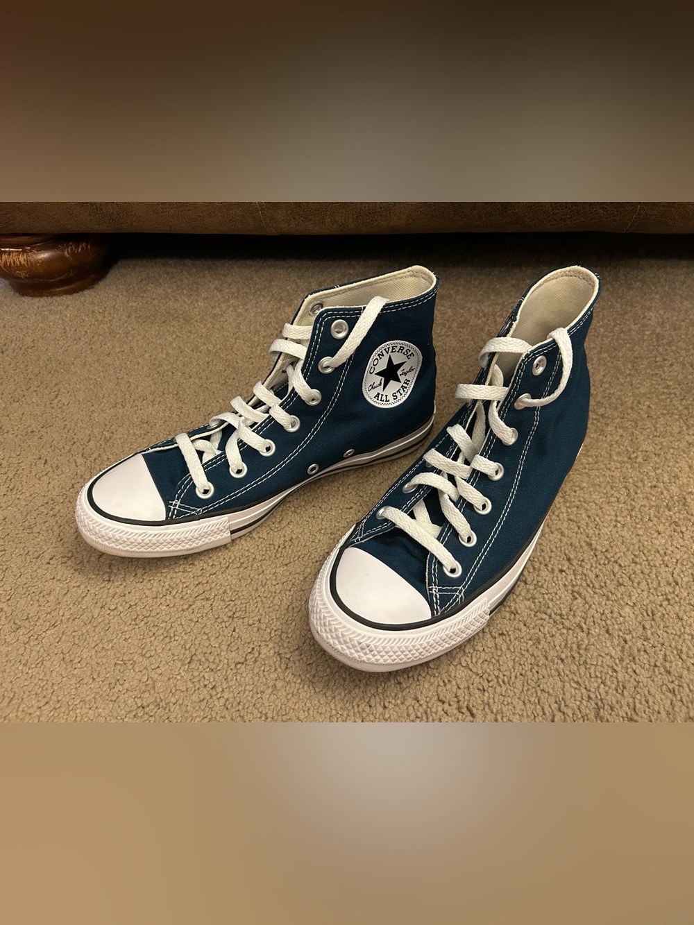 Converse Chuck Taylor All Star High Top Lace-Up Sneakers Dark Teal Women's 7